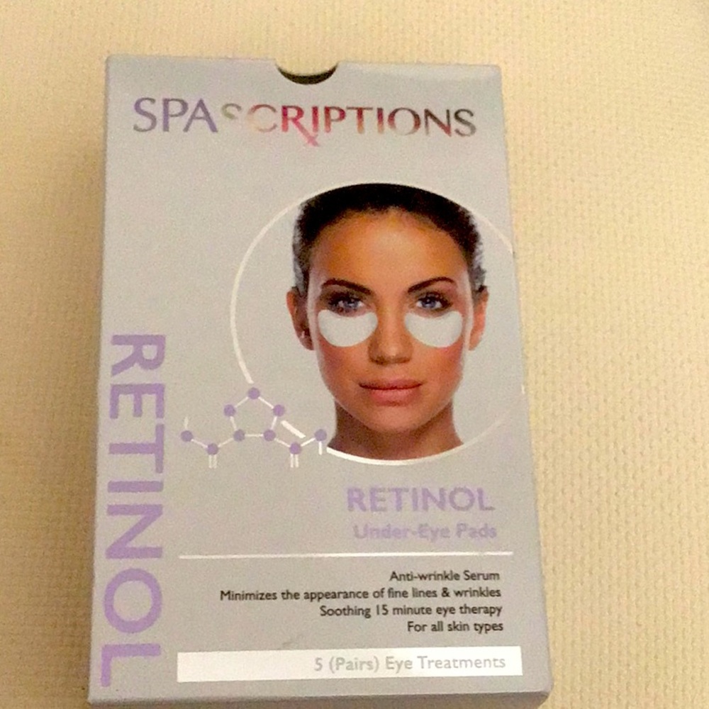 SPAscriptions Retinol Under-Eye Pads 5 Pairs Serum Serum NIB